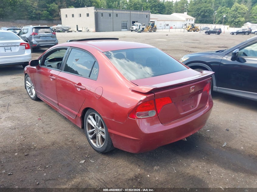 2007 HONDA CIVIC SEDAN 2.0L I-4 DOHC, VVT, 197HP