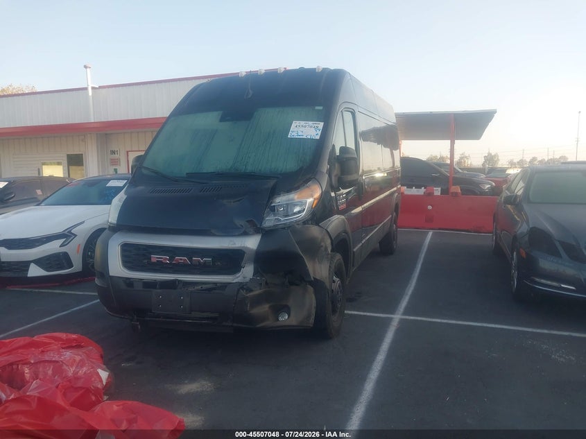 Vin: 3c6lrvdg1ne123822, lot: 46005264, ram promaster 2500 high roof 159 wb 20222