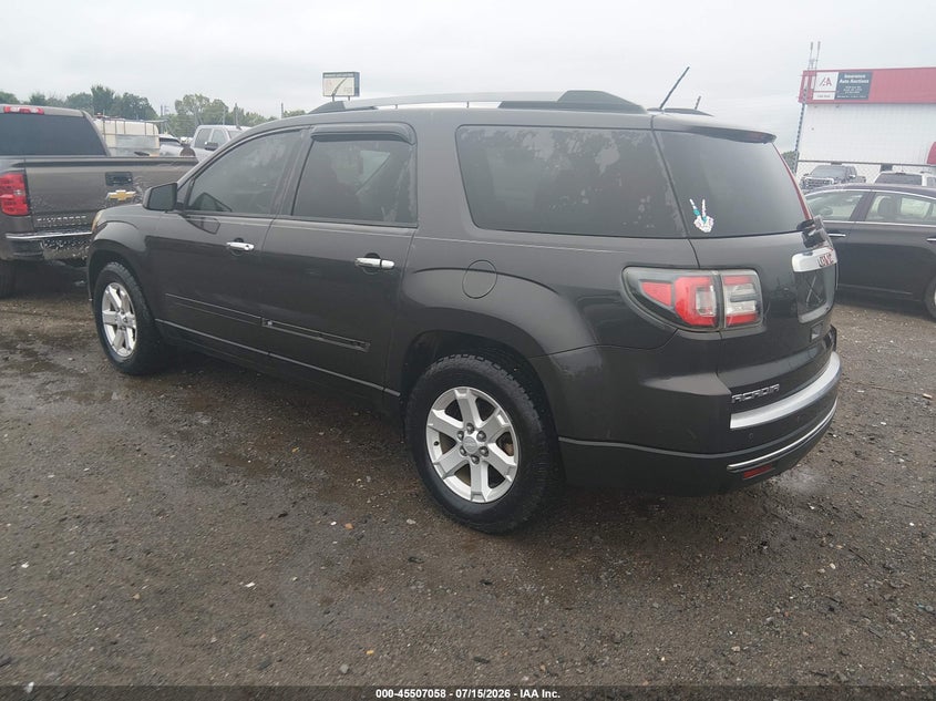 Vin: 1gkkvned8fj370574, lot: 46005274, gmc acadia sle-1 20153
