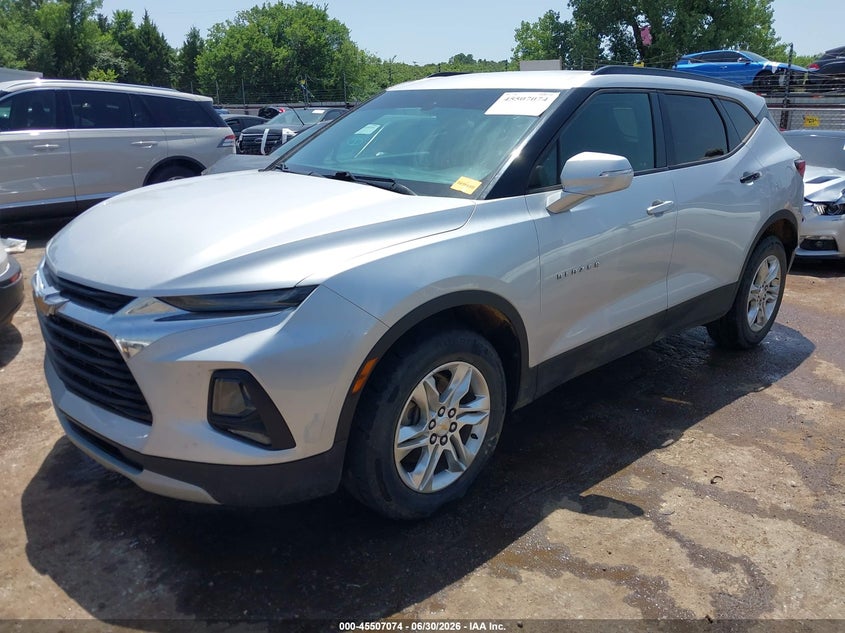 2019 Chevrolet Blazer, Удар спереду, IAAI, VIN 3GNKBBRA7KS682131 — фото 2