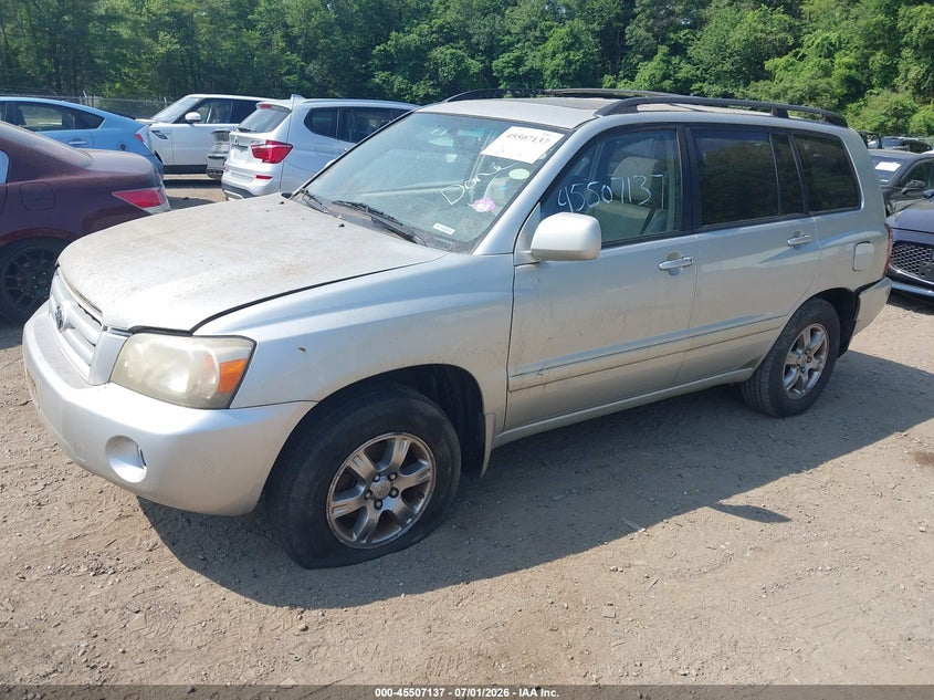 2004 TOYOTA HIGHLANDER SPORT UTILITY VEHICLE 3.3L V-6 DOHC, VVT, 230HP