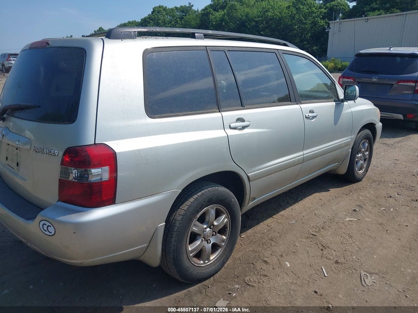 2004 TOYOTA HIGHLANDER SPORT UTILITY VEHICLE 3.3L V-6 DOHC, VVT, 230HP