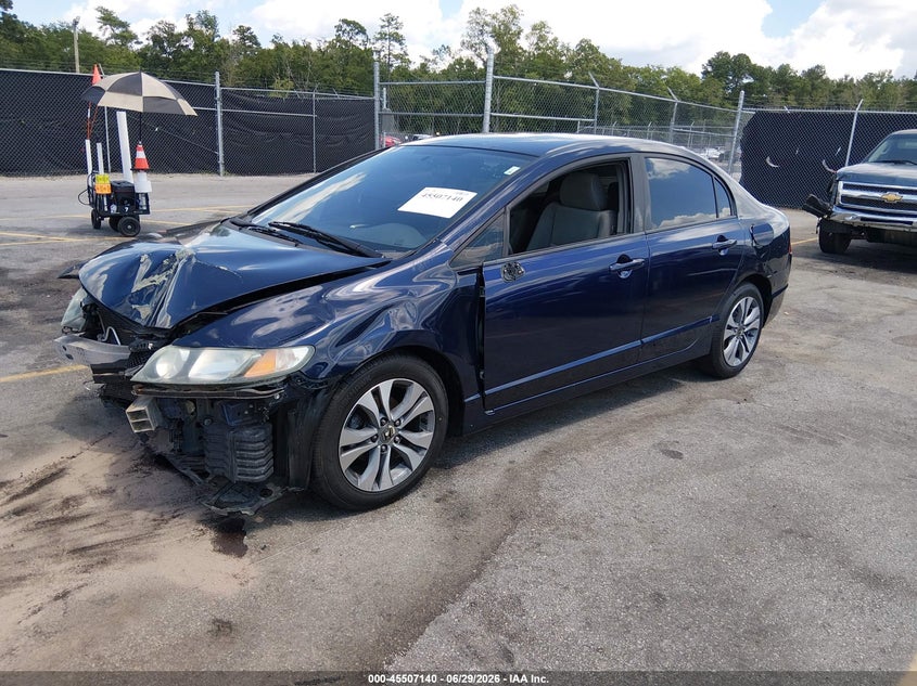 2010 Honda Civic, Front End, IAAI, VIN 2HGFA1F52AH547138 — photo 2