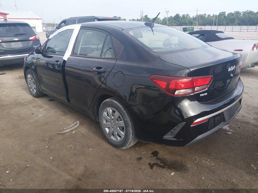 2022 Kia Rio S VIN: 3KPA24AD4NE449347 Lot: 45507187