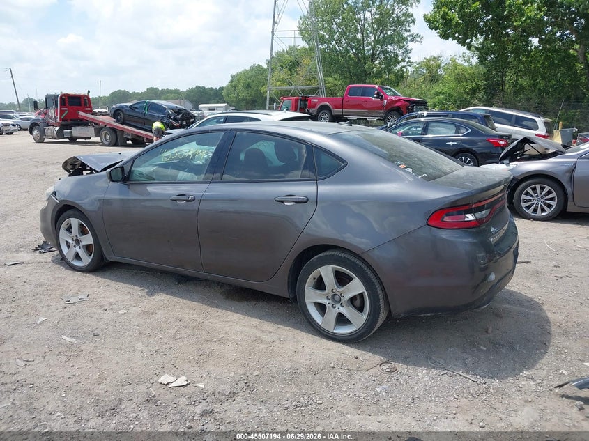 Vin: 1c3cdfbb6gd504904, lot: 46005410, dodge dart sxt 20163