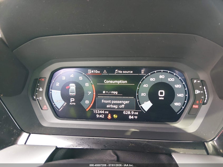 2022 Audi A3 Premium 40 Tfsi Quattro S Tronic VIN: WAUGUDGY3NA020280 Lot: 45507209