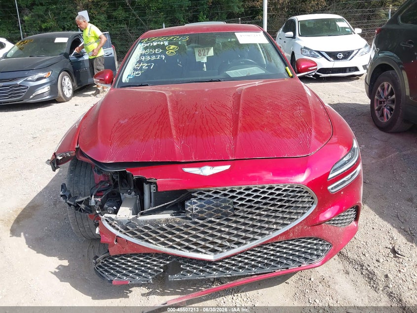 2022 Genesis G70 2.0T Rwd VIN: KMTG34TA4NU093379 Lot: 45507213