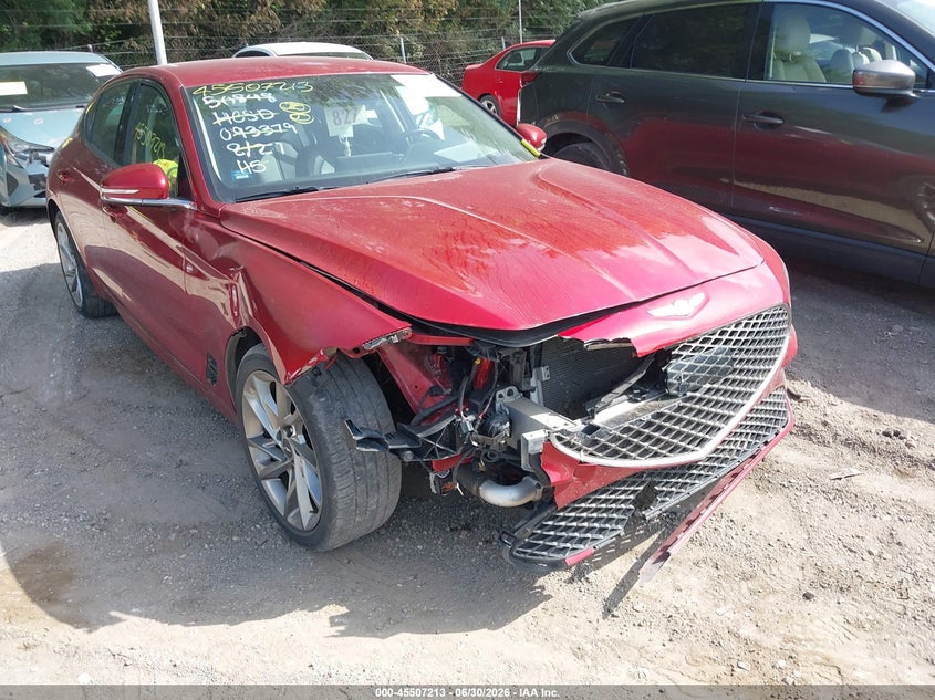 2022 Genesis G70 2.0T Rwd VIN: KMTG34TA4NU093379 Lot: 45507213