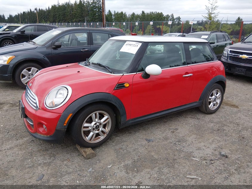 Vin: wmwsu3c51dt691854, lot: 46005439, mini hardtop cooper 20132