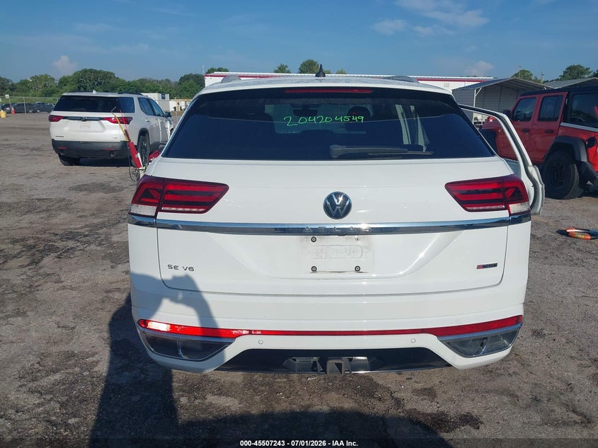 2021 Volkswagen Atlas Cross Sport 3.6L V6 Se W/Technology R-Line VIN: 1V2RE2CAXMC202324 Lot: 45507243