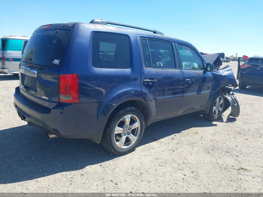 Vin: 5fnyf4h52fb046349, lot: 46005468, honda pilot ex-l 20154