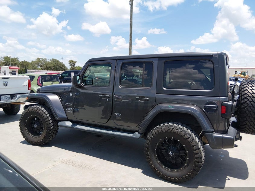 2019 Jeep Wrangler Unlimited Sahara 4X4 VIN: 1C4HJXEG2KW536169 Lot: 45507276