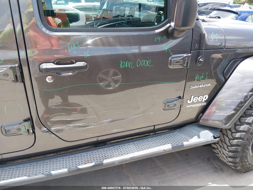 2019 Jeep Wrangler Unlimited Sahara 4X4 VIN: 1C4HJXEG2KW536169 Lot: 45507276