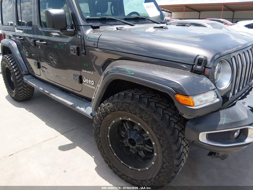 2019 Jeep Wrangler Unlimited Sahara 4X4 VIN: 1C4HJXEG2KW536169 Lot: 45507276