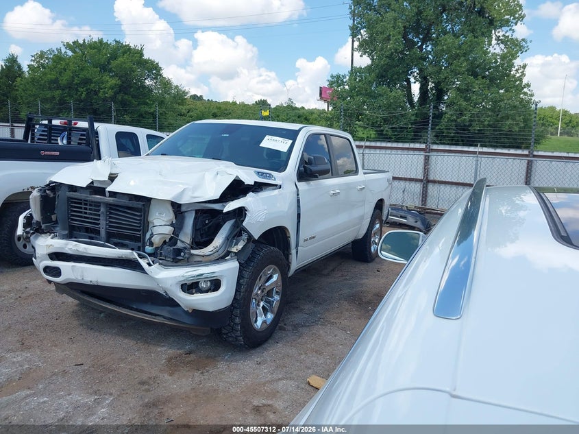 Vin: 1c6srfft4ln240525, lot: 46005528, ram 1500 big horn  4x4 5'7 box 20202