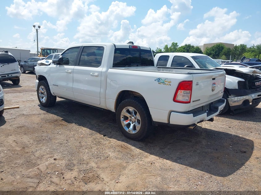 Vin: 1c6srfft4ln240525, lot: 46005528, ram 1500 big horn  4x4 5'7 box 20203