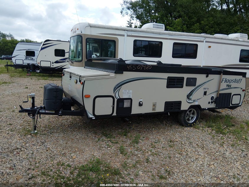 2018 FOREST RIVER FLAGSTAFF 21QBHW CLASSIC POP UP CAMPER auction photo 2