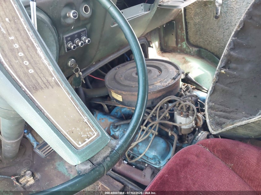 1972 Dodge Ram Van VIN: B33BE1U127381 Lot: 45507484