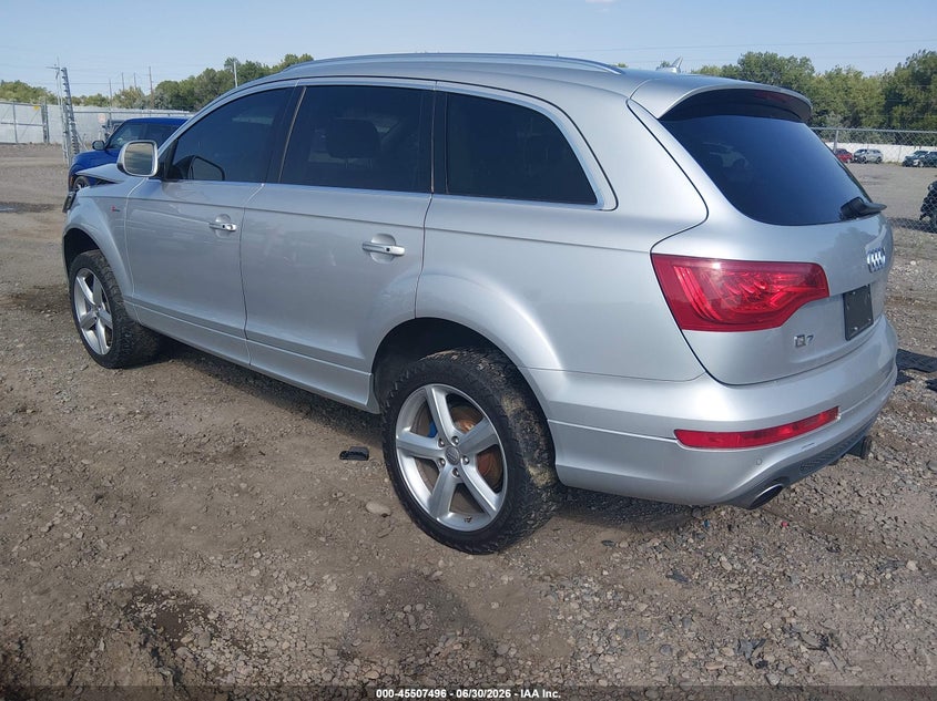 Vin: wa1dgafe3bd002174, lot: 46005712, audi q7 3.0t s line prestige 20113