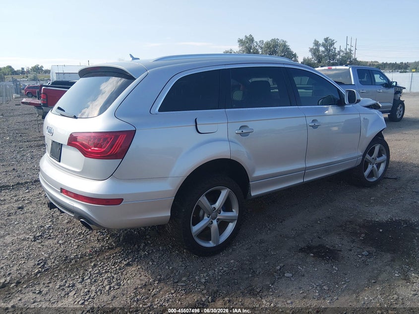 Vin: wa1dgafe3bd002174, lot: 46005712, audi q7 3.0t s line prestige 20114