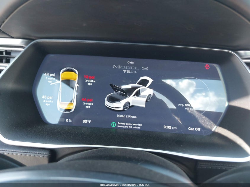 2018 Tesla Model S 100D/75D/P100D VIN: 5YJSA1E28JF246822 Lot: 45507506