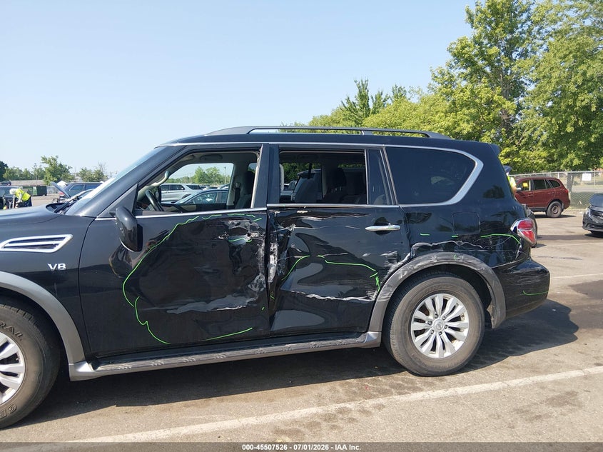 2019 Nissan Armada Sv VIN: JN8AY2NC9K9583313 Lot: 45507526
