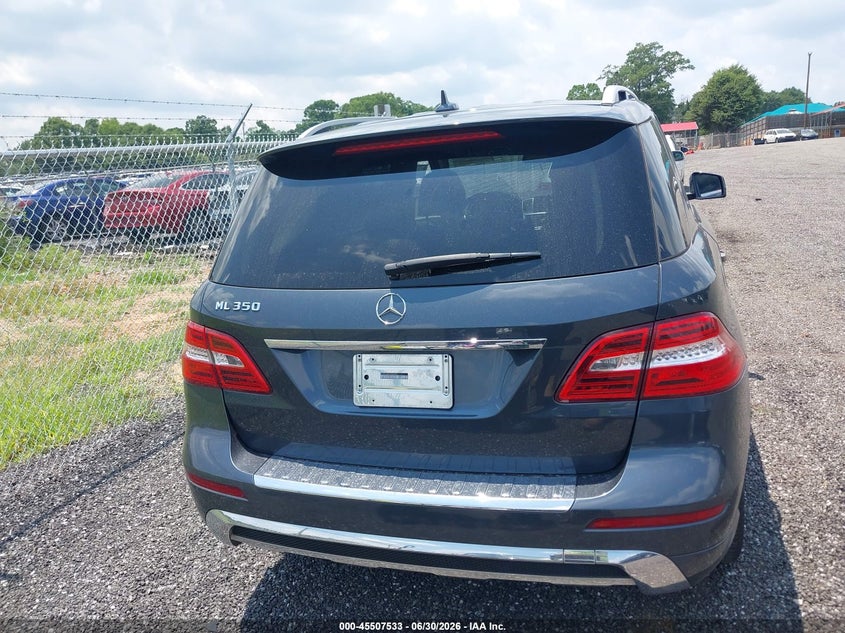 2014 Mercedes-Benz Ml 350 VIN: 4JGDA5JB6EA406597 Lot: 45507533