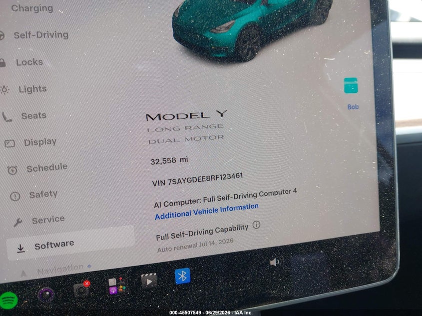 2024 TESLA MODEL Y auction photo 7