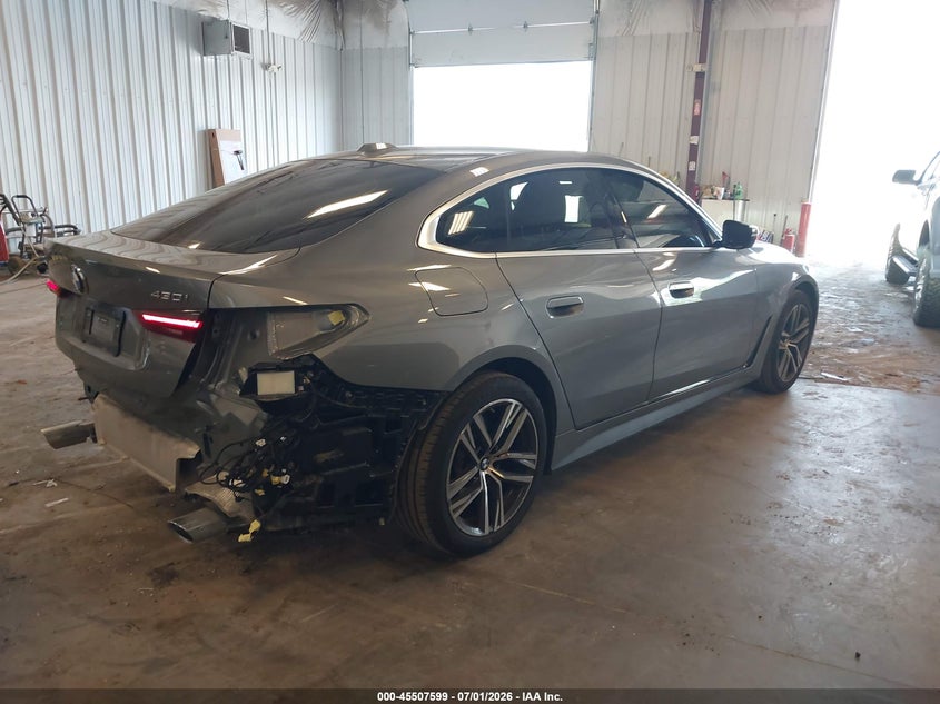 Vin: wba33fb02tfv47855, lot: 46005815, bmw 430i gran coupe xdrive 20264