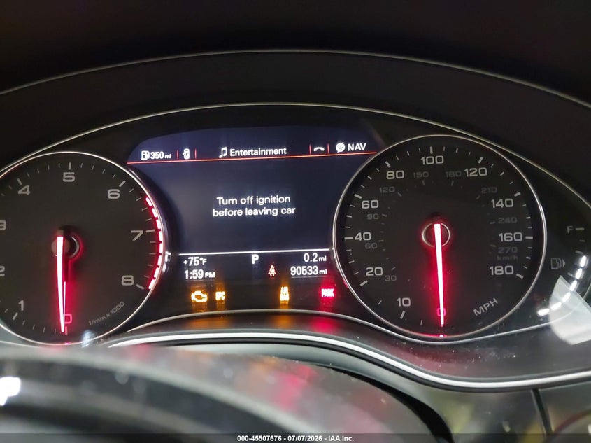 2013 Audi A6 3.0T Premium VIN: WAUHGAFC4DN083220 Lot: 45507676