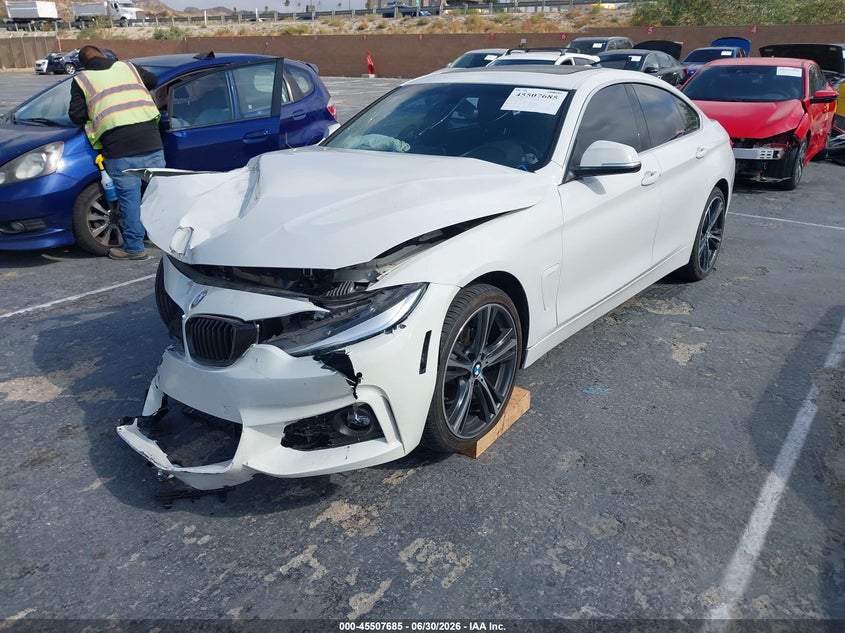 Vin: wba4j1c51kbm12556, lot: 46005901, bmw 430i gran coupe 20192