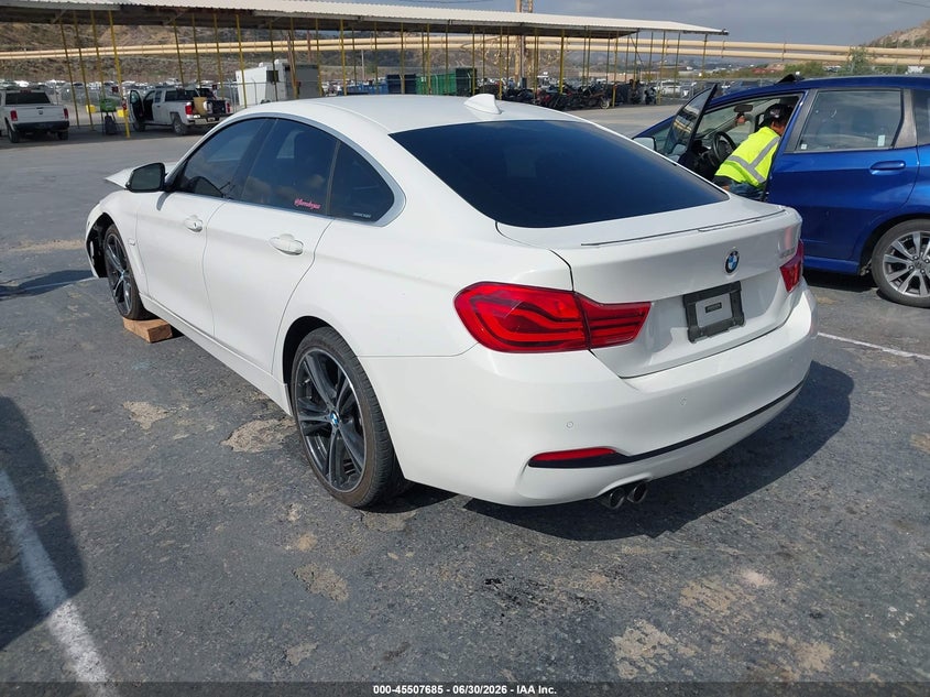 Vin: wba4j1c51kbm12556, lot: 46005901, bmw 430i gran coupe 20193
