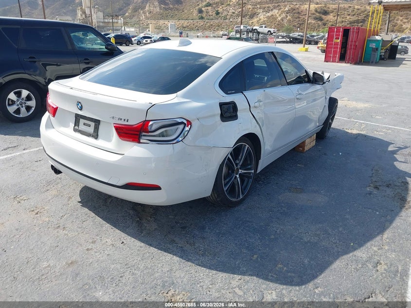 Vin: wba4j1c51kbm12556, lot: 46005901, bmw 430i gran coupe 20194