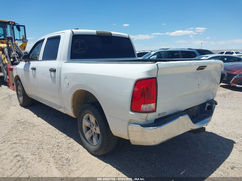 Vin: 1c6rr7kt2js139038, lot: 46005916, ram 1500 tradesman  4x4 5'7 box 20183
