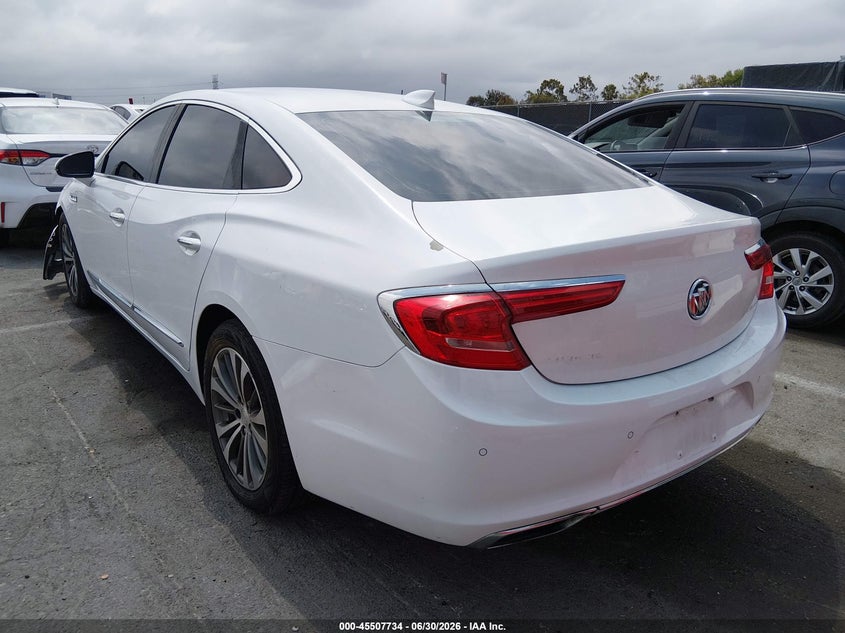 Vin: 1g4zp5ss7hu143204, lot: 46005950, buick lacrosse essence 20173