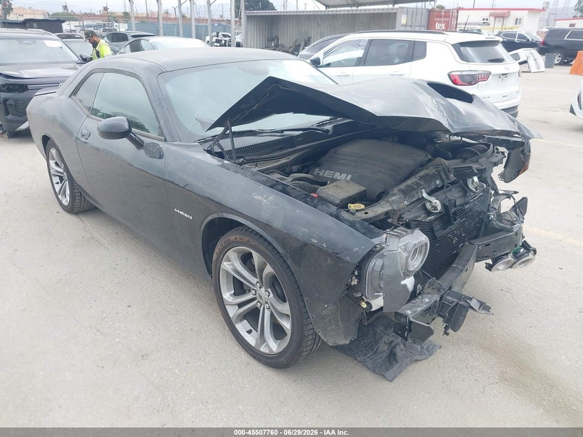 Vin: 2c3cdzbt6lh198620, lot: 46005976, dodge challenger r/t 2020 img_1