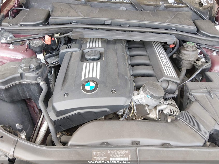 2010 BMW 3ER SEDAN 3.0L I-6 DOHC, VVT, 230HP