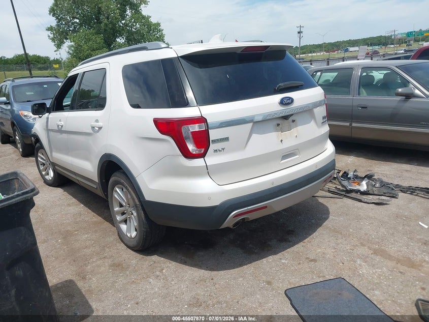 Vin: 1fm5k7d84gga03814, lot: 46006086, ford explorer xlt 20163