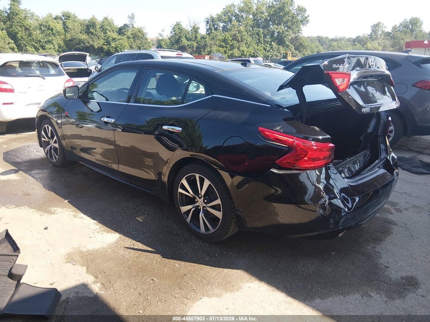Vin: 1n4aa6apxhc429405, lot: 46006119, nissan maxima 3.5 platinum 20173