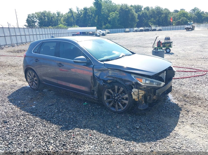 2018 Hyundai Elantra Gt Sport, Перед, IAAI, VIN KMHH55LC5JU038305