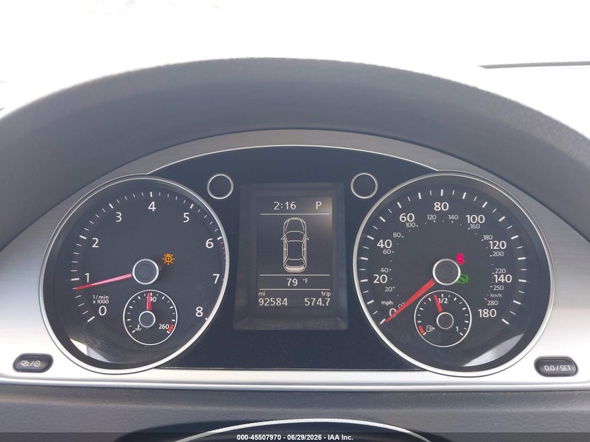 2014 Volkswagen Cc Sport VIN: WVWBP7ANOEE505389 Lot: 45507970