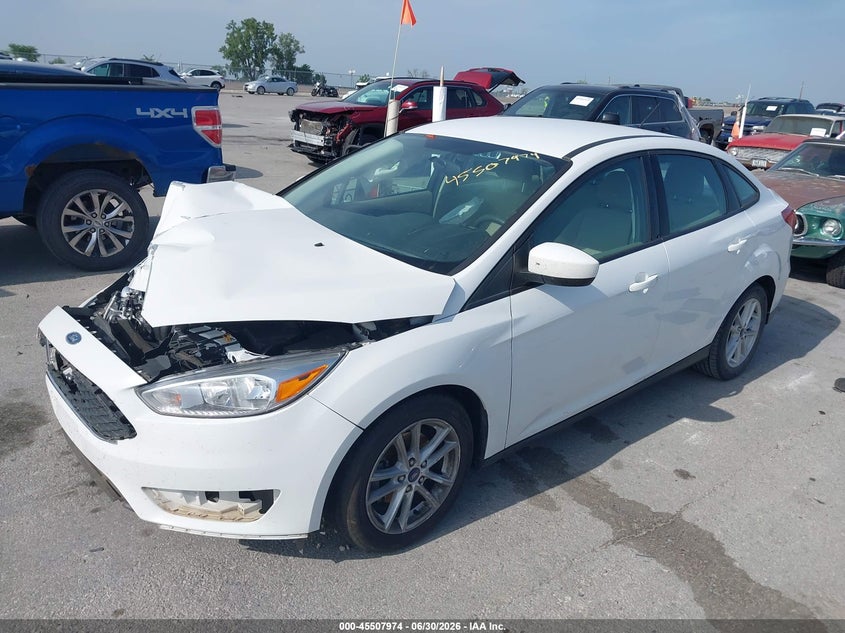 Vin: 1fadp3f20jl234233, lot: 46006190, ford focus se 20182