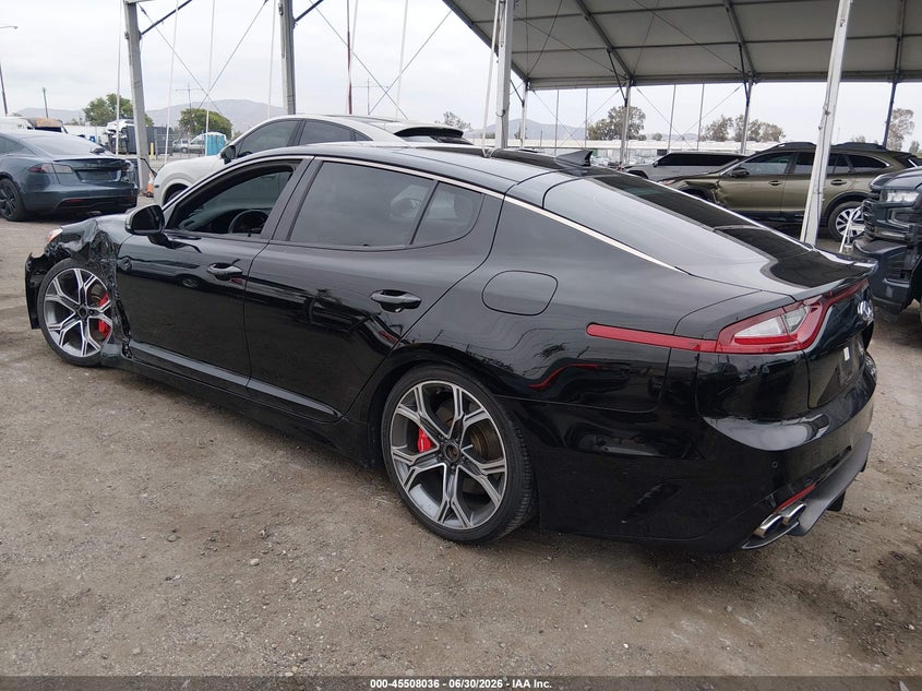 Vin: knae55lc1k6059906, lot: 46006252, kia stinger gt2 20193