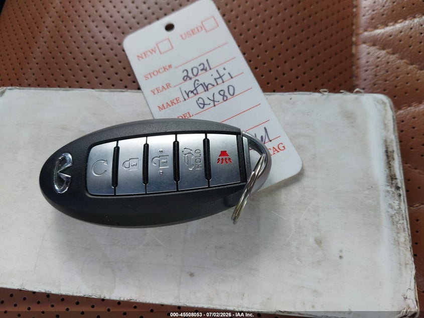 2021 Infiniti Qx80 Sensory Awd VIN: JN8AZ2BE4M9270661 Lot: 45508053