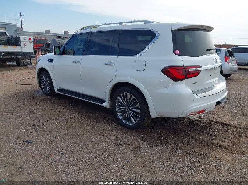 Vin: jn8az2be4m9270661, lot: 46006269, infiniti qx80 sensory awd 20213