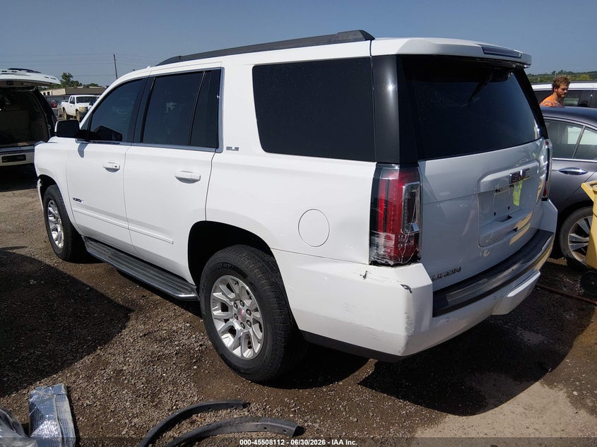Vin: 1gks2aec5gr417880, lot: 46006328, gmc yukon sle 20163