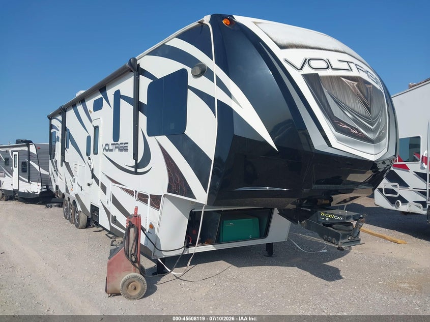 2014 DUTCHMEN VOLTAGE TOY HAULER 3 auction photo 1