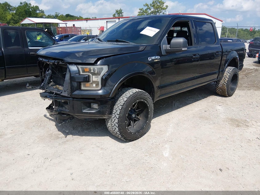 2015 Ford F-150, Front End, IAAI, VIN 1FTEW1EP9FFB68726 — photo 2
