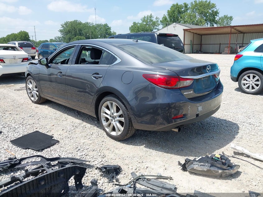 Vin: jm1gj1v56g1439097, lot: 46006368, mazda mazda6 i touring 20163