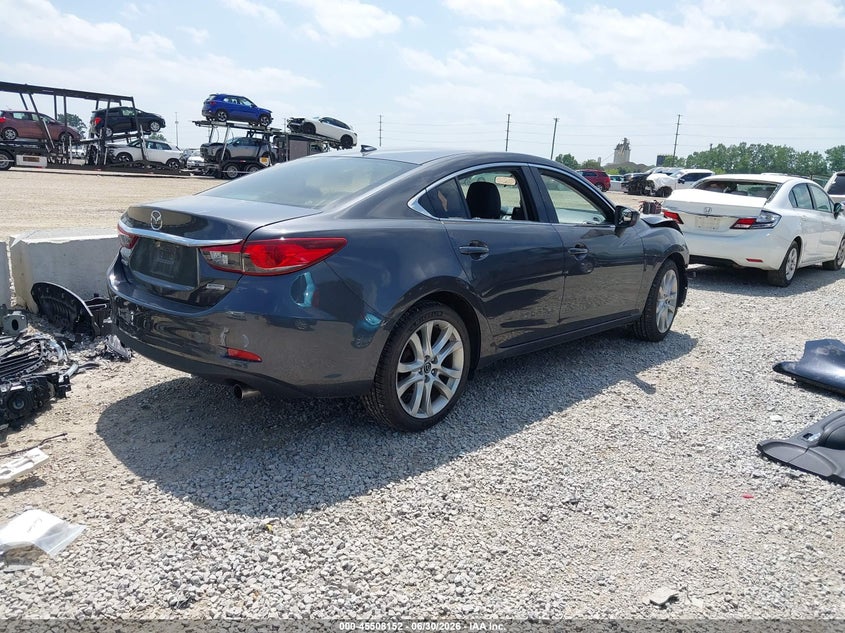 Vin: jm1gj1v56g1439097, lot: 46006368, mazda mazda6 i touring 20164